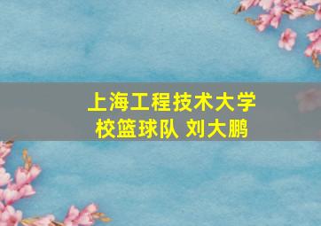 上海工程技术大学校篮球队 刘大鹏